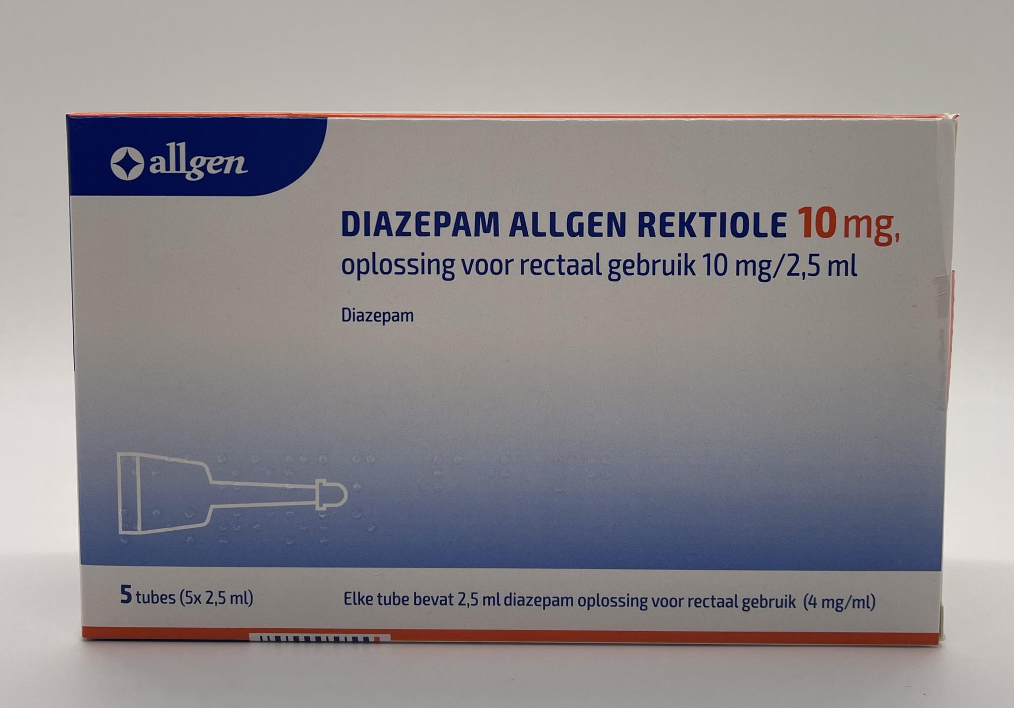 DIAZEPAM REKTIOLE 10MG 2,5ML 5ST SOMA PHARMA